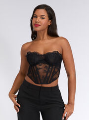 Ava lace corset