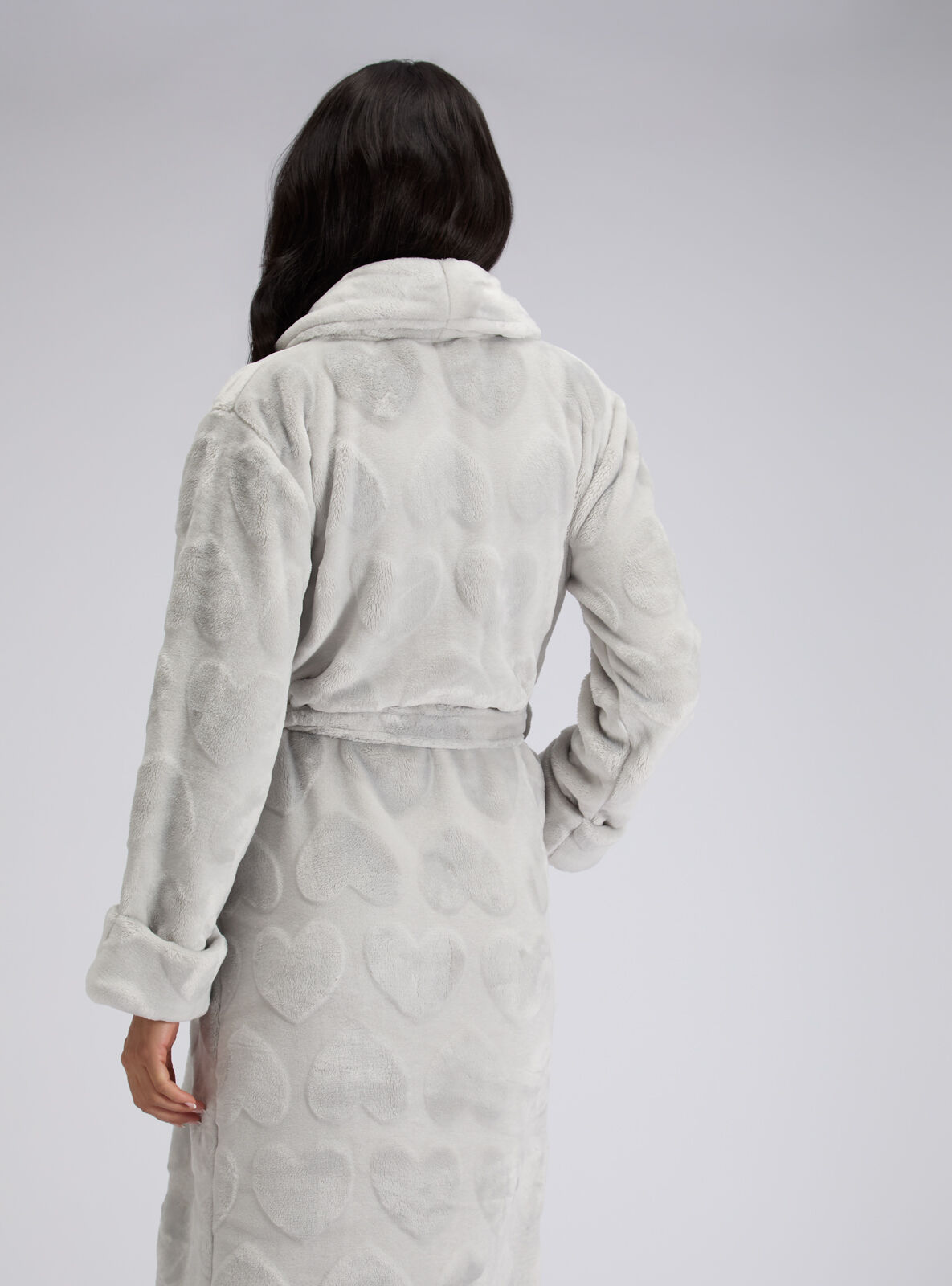 Heart long dressing gown | Boux Avenue USA