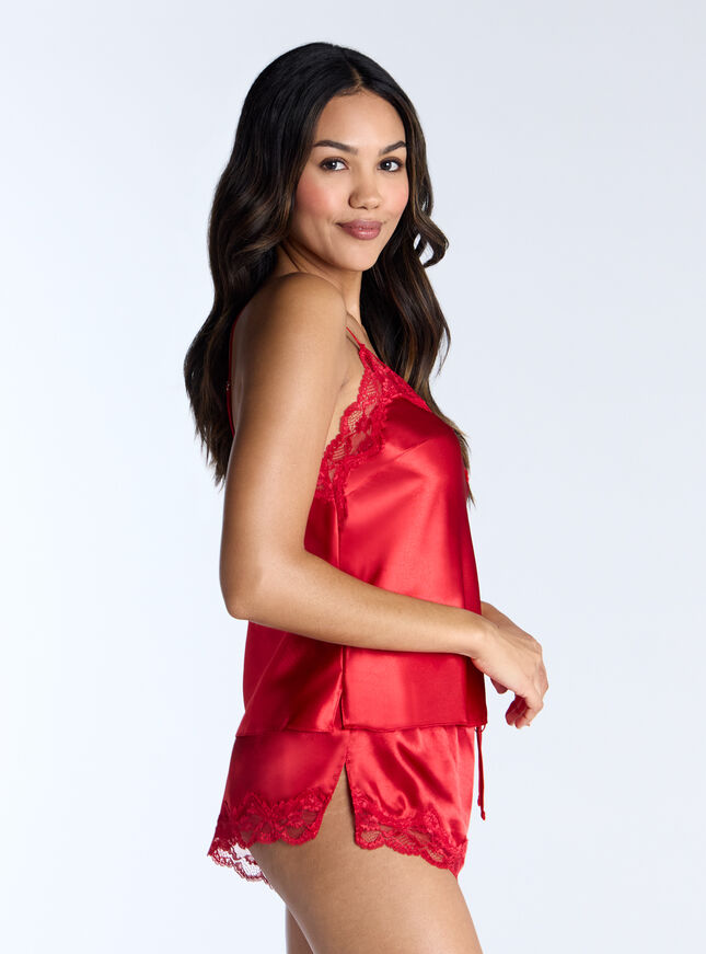 Amelia satin cami set