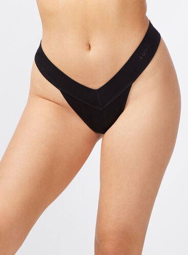 V-shape high-leg thong