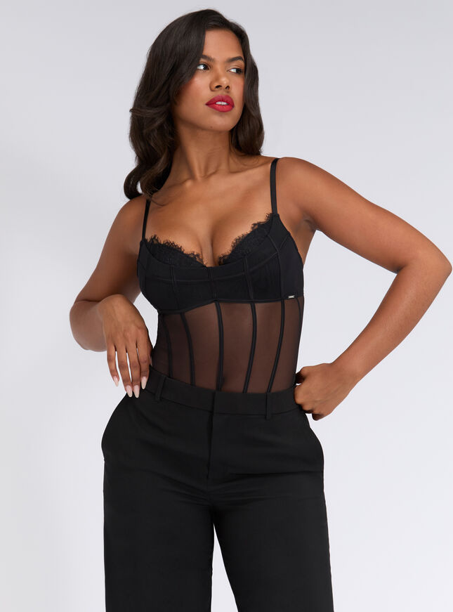 Chasity mesh bodysuit