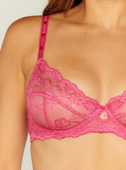 Gracey sheer balconette bra