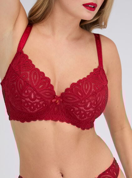 Carmel lace plunge bra