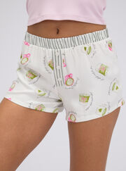 Matcha woven short pyjama set
