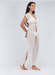 Chiffon maxi kaftan dress
