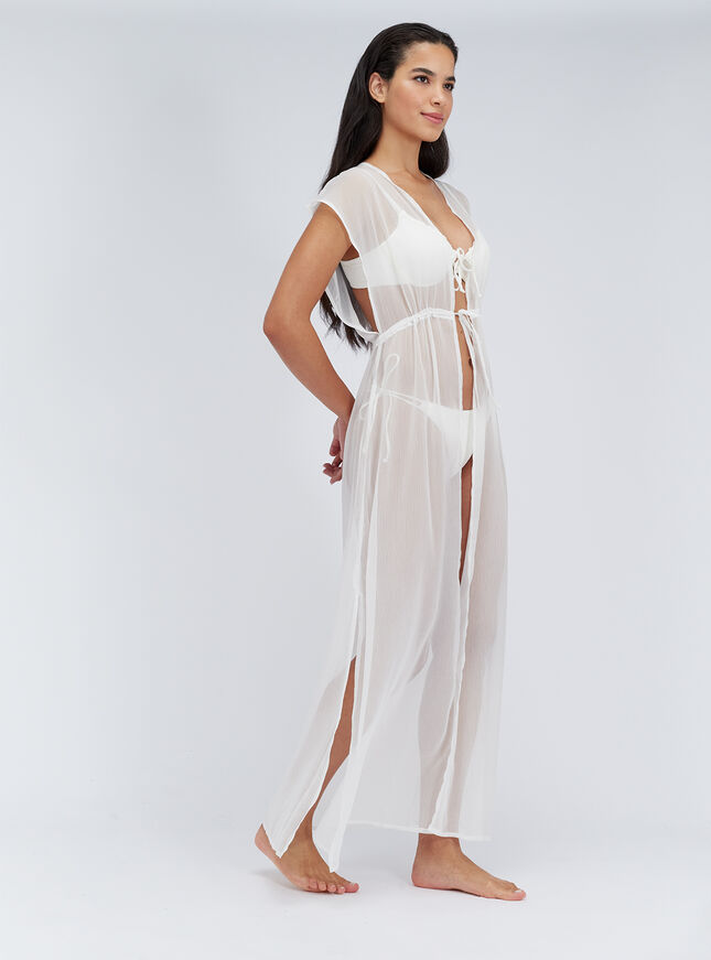 Chiffon maxi kaftan dress