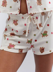 Cockapoo pyjama shorties in a bag