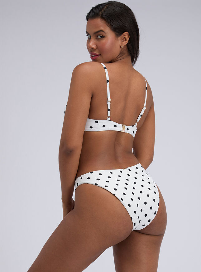 Hydra super push up plunge bikini top