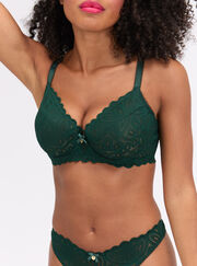 Carmel lace plunge bra