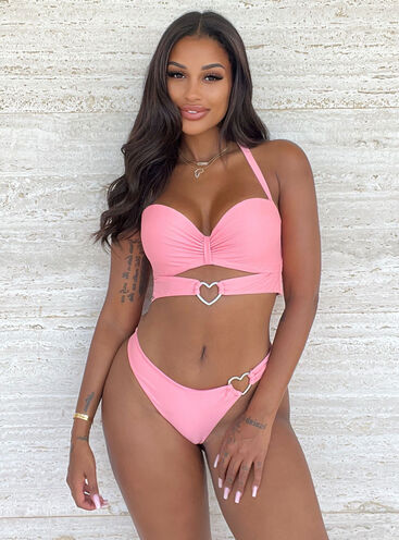 Kuta heart balconette bikini top