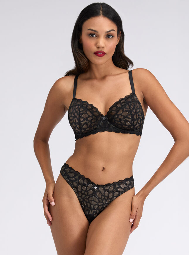 Eden lace balconette bra