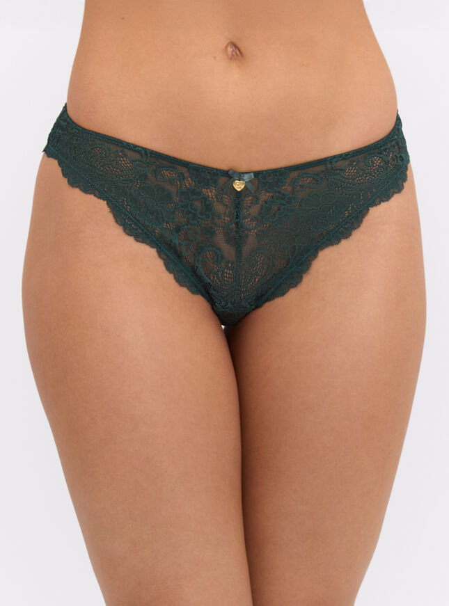 Emma lace brazilian knickers