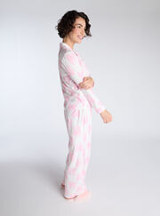 Bow fleece pyjamas in a bag