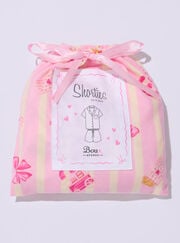 Popcorn club fleece pyjama shorties in a bag