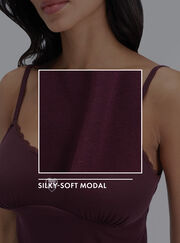 Embroidered modal short pyjama set