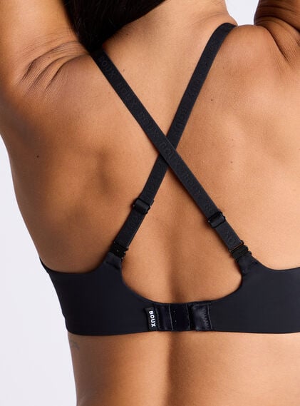 Padded microfibre plunge t-shirt bra