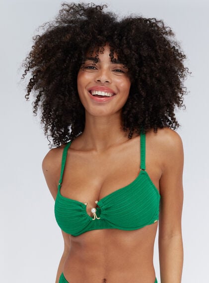 Mirada pearl balconette bikini top