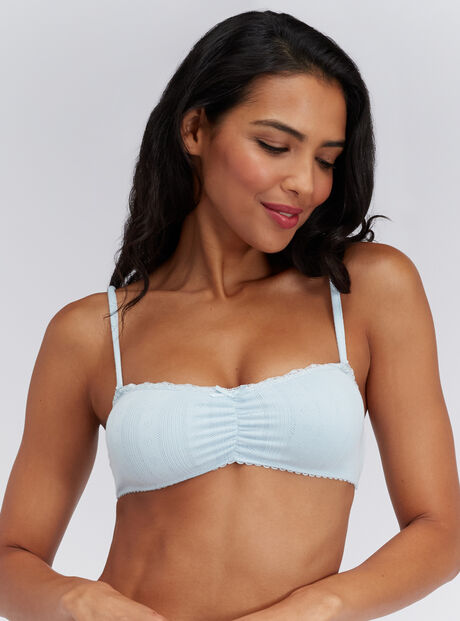 Pointelle bralette