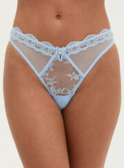Veronique lace thong