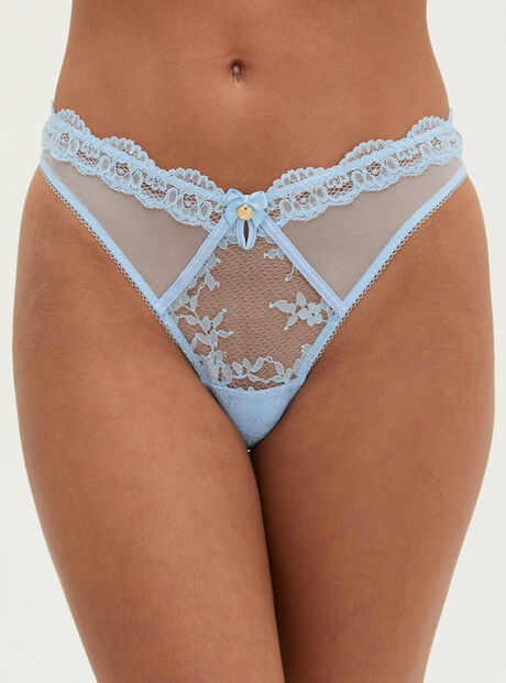 Veronique lace thong