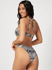 Ibiza zebra brazilian bikini briefs