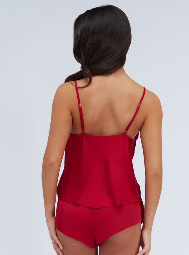 Kaya satin cami short pyjama set