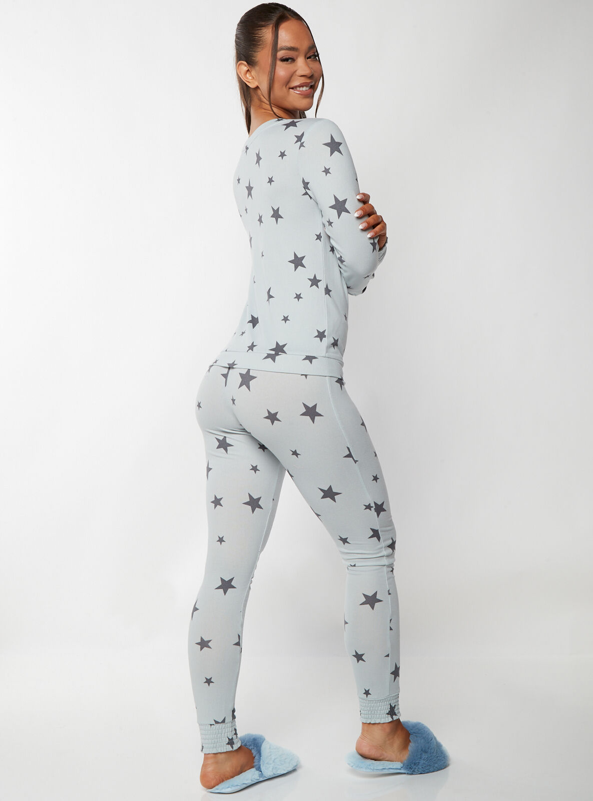 Scattered star print twosie pyjama set