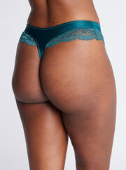 Stella satin thong