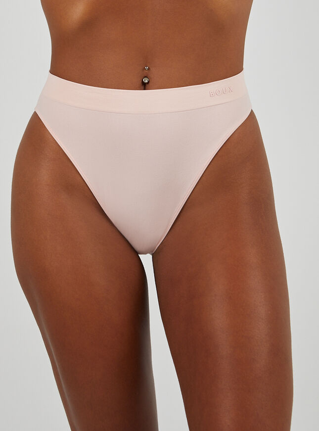 High leg seamfree brazilian knickers