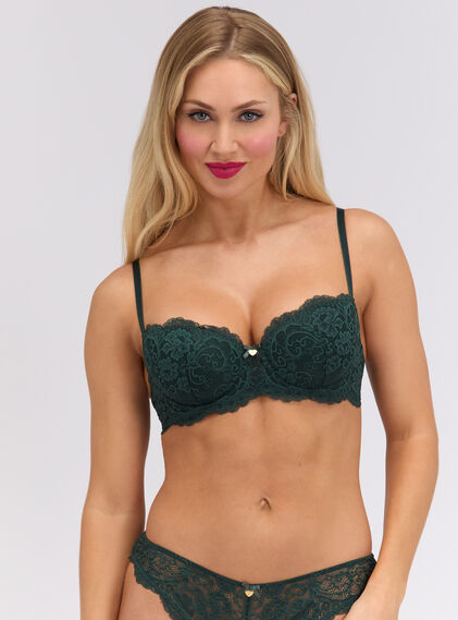 Emma lace balconette bra