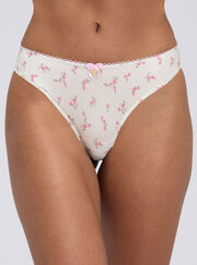 Freya floral brazilian knickers