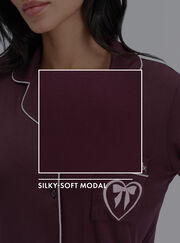 Piping modal long pyjama set