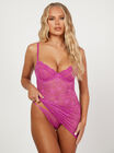 Sasha wired chemise and thong