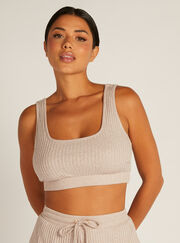 Maya ribbed bralette