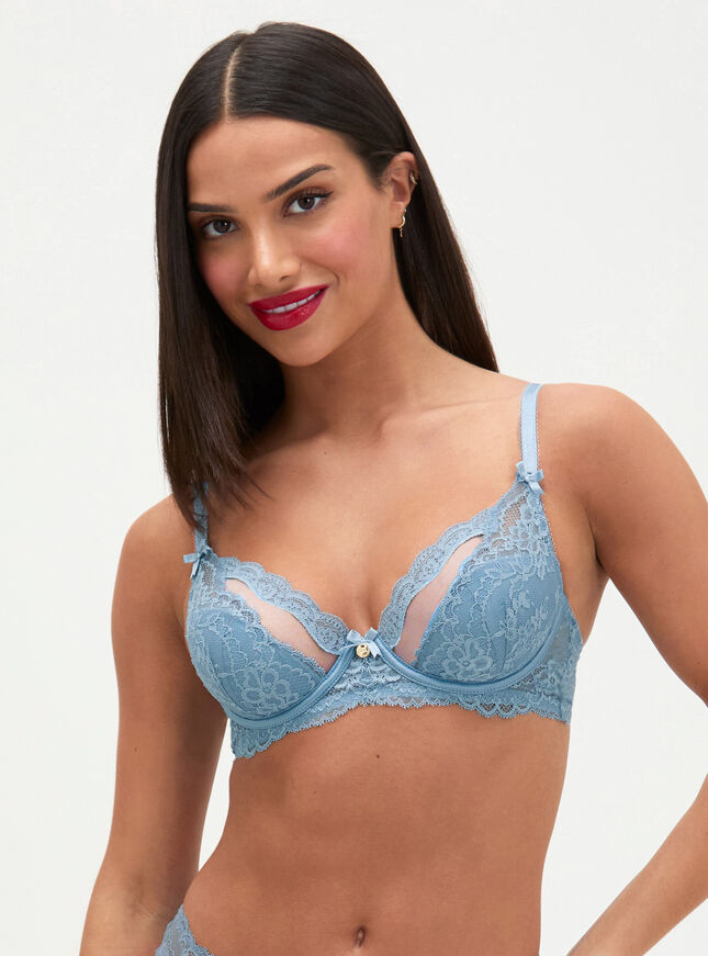 Carlotta lace plunge bra