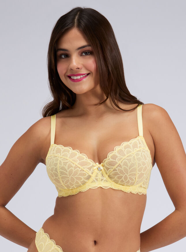 Eden lace balconette bra