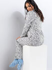 Snow leopard matching pyjamas in a bag