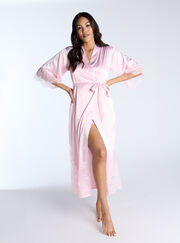 Blythe satin long robe