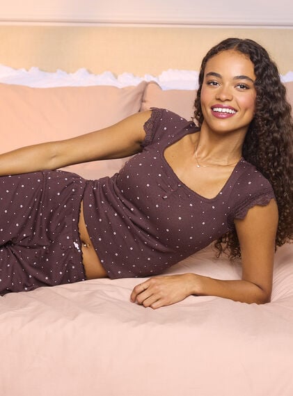 Daisy pointelle long pyjama set