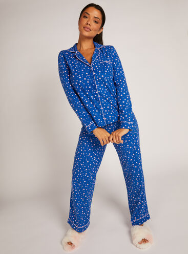 Star fleece pyjamas in a bag