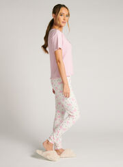 Slumber babe cotton tee and leggings pyjama set