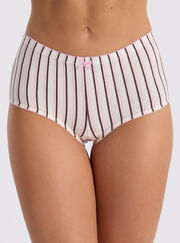 Tilly striped cotton shorts