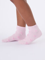 2 pack Dalmatian knitted trainer socks