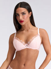 Amira lace plunge bra