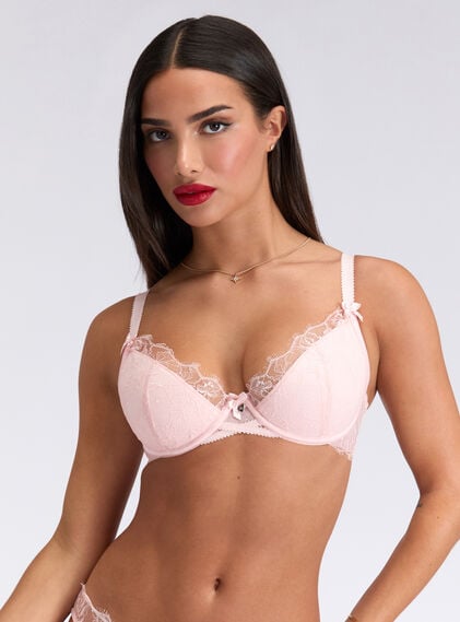 Amira lace plunge bra