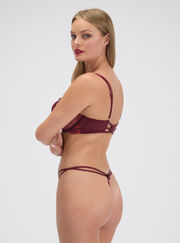Marcella embroidered plunge bra