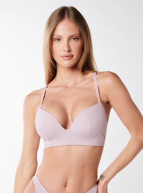 Indah Chex Solid Classic Bra Lilac CHEX-SB18 - Free Shipping at Largo Drive
