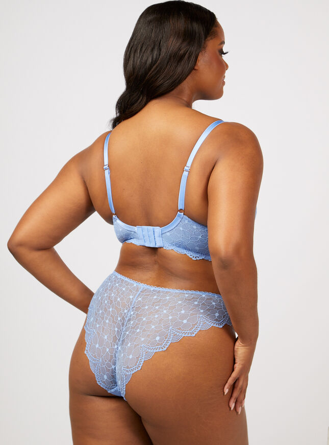 Hattie floral lace tanga briefs