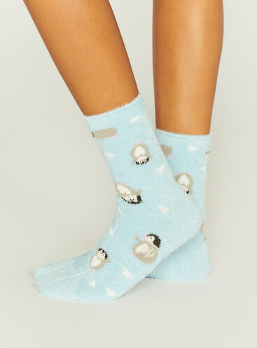 Penguin cosy socks