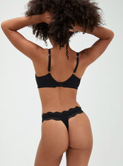 Lydia cotton plunge t-shirt bra